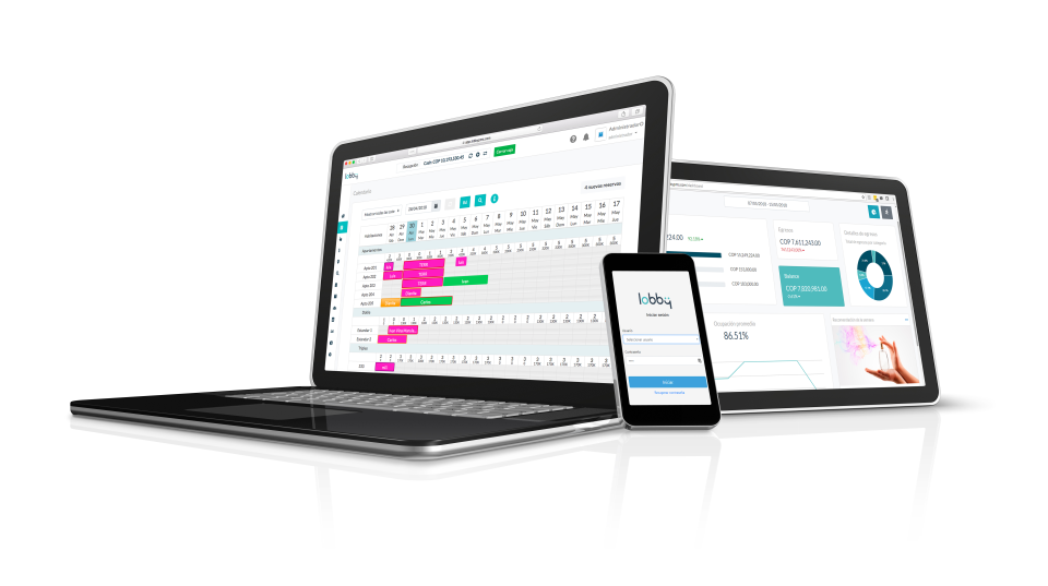 screenshot of Lobby PMS